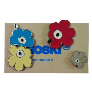 マリメッコ ピンバッチ ピンバッジ セット Pumpuli Set II ウニッコ unikko