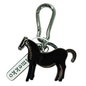 マリメッコ キーホルダー フック キーチェーン Musta Tamma Key Charm ムスタ・タンマ 馬