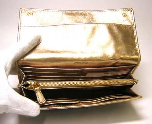 No.4 カプレットナッパ  二つ折長財布（ブラック）