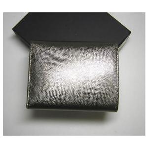 No.2 サフィアノレザー三つ折財布