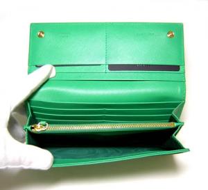 No.4 セールプライス　テスート　二つ折長財布（アクアマリーナ）