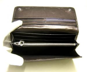 No.4 ナッパゴーフル　二つ折長財布（カカオモルドーレ）