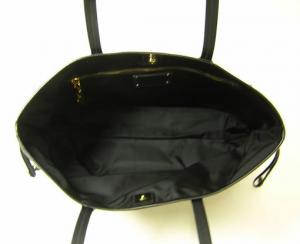 No.6 ショルダーバッグ（ブラック／ゴールド色金具）
