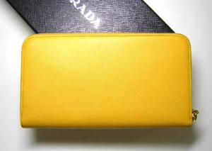 No.2 サフィアノレザー　ラウンドファスナー長財布（ジャッロ）