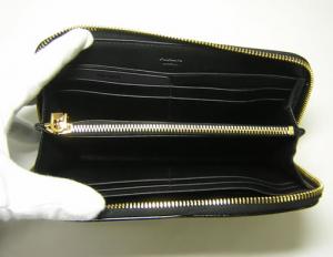 No.3 テスート　ラウンドファスナー長財布（ブラック）