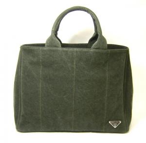 プラダ カナパトートバッグ（ミリタリーグリーン） - インポート