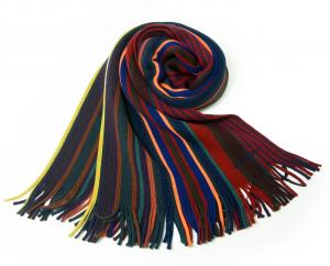 ポールスミス マフラー ウール ニット ストライプ LACEY STRIPE