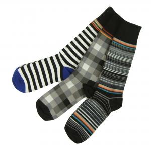 ポールスミス 靴下 ソックス メンズ おしゃれ Mixed Pattern Socks 3足 25-27cm