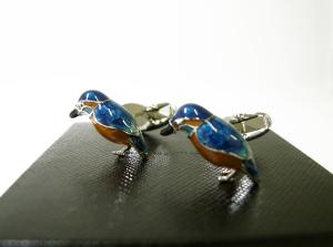 ポールスミス カフスボタン 鳥 KINGFISHER カワセミ キングフィッシャー カフリンク