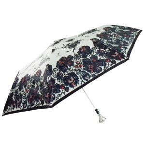 パソッティ 傘 雨傘 折り畳み UVカット レディース シルバーローズ アンブレラ 257
