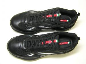 No.2 ルナロッサ　スニーカーLUE002（BLACK+SILVER）7.5（日本サイズ約26.5cm）