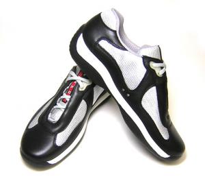  プラダスポーツ レザースニーカーPS0906（NERO+ARGENTO）7（日本サイズ約26cm） MainPhoto