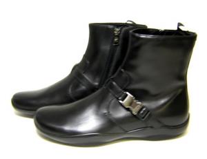 No.2 レザーブーツ4T1914(ブラック)7(日本サイズ約26cm)