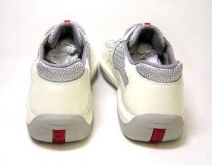 No.4 レディス テクノファブリックレザースニーカーPR3163(BIANCO+ARGENTO)37.5(日本サイズ約24.5cm)