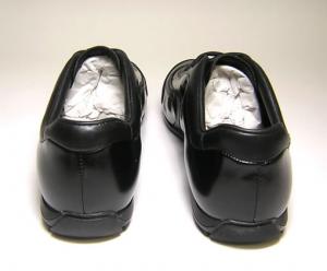 No.4 レザースニーカー4E1890（NERO）6.5サイズ（日本サイズ約25.5cm）