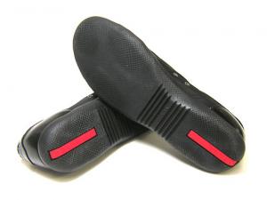 No.5 ナイロンレザースニーカー4E1835(NERO)7サイズ(日本サイズ約26cm)