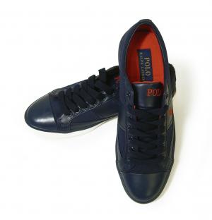 ラルフ ローレン スニーカー  キャンバス （ネイビー） CHURSTON