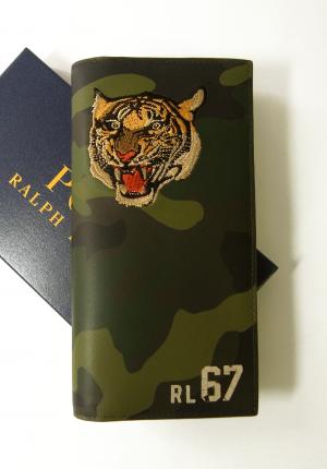 ラルフ ローレン 長財布 メンズ 二つ折 トラ 虎 タイガー TIGER