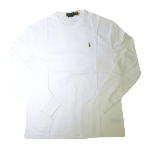 ラルフ ローレン カットソー 長袖Tシャツ CLASSIC FIT コットン クルーネック ウェア ホワイト XL