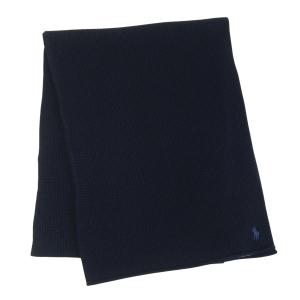 ラルフ ローレン マフラー ニット ウール カシミヤ メンズ レディース POLO ネイビー