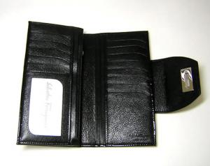 No.3 二つ折長財布(ブラック)