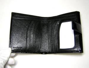 No.3 二つ折財布（ブラック）