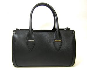 No.3 MARCELLA　レザーハンドバッグ（ブラック）