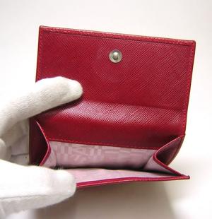No.6 三つ開き財布（アマレーナレッド）