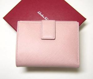No.2 三つ開きダブルホック財布（オーキデアピンク）