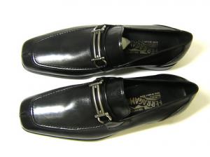 No.2 レザー靴　MARESCO（ブラック）8.5（日本サイズ約27cm EE）