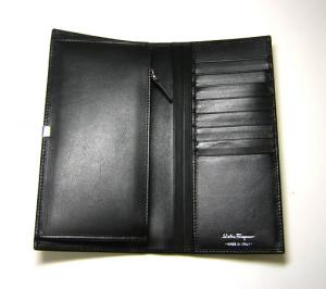 No.3 二つ折長財布（ブラック）