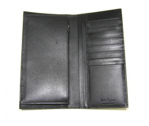 No.3 二つ折長財布(ブラック)