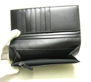 No.5 二つ折長財布(ブラック)