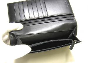 No.6 二つ折長財布(ブラック)