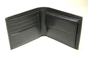 No.4 二つ折財布（ブラック）