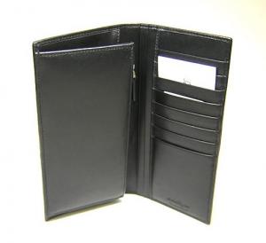 No.4 二つ折長財布(ブラック)