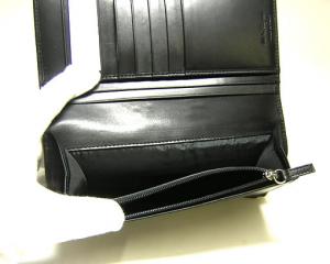 No.6 二つ折長財布(ブラック)