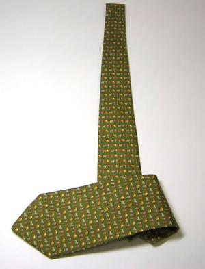 No.2 FERRAGAMO　ネクタイ（野生動物）