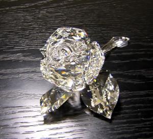 スワロフスキー　　置物　　ローズブロッサム SWAROVSKI フィギュリン Rose Blossom