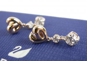 スワロフスキー ピアス ドロップピアス Lifelong Heart ライフ