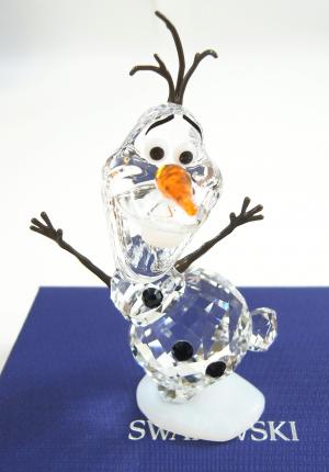 スワロフスキー 置物 フィギュア クリスタル オラフ  Olaf ディズニー Disney