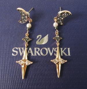 スワロフスキー ピアス Swarovski Symbolic 月 ジャケットピアス