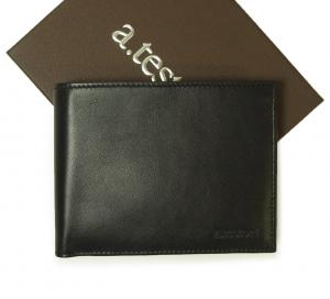 テストーニ 財布 メンズ 二つ折 （ブラック）