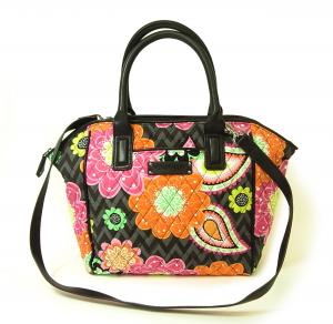 ヴェラ・ブラッドリー トリムサッチェル Trimmed Satchel （Ziggy Zinnia）