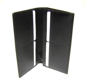 No.5 メンズ二つ折長財布(ブラック)