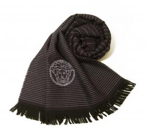 ジャンニヴェルサーチ マフラー ウール メンズ （パープル