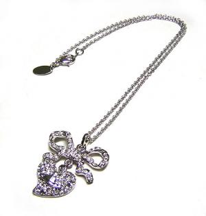 No.2 ペンダント　Bow＆Heart Pendant