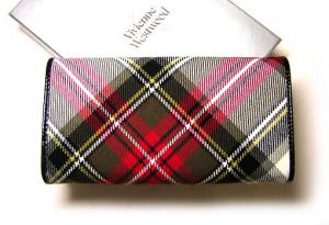 No.2 二つ折長財布（WINTER TARTAN／EXIBITION NERO）